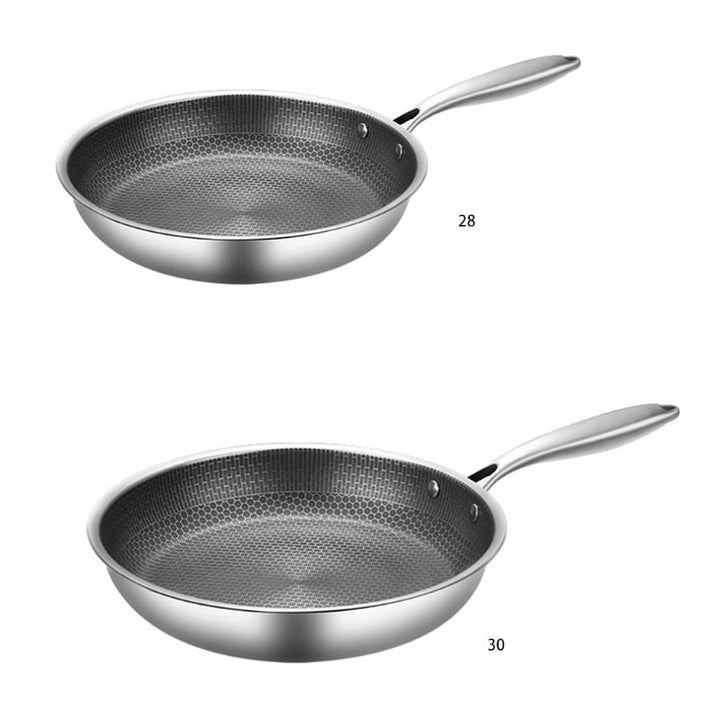 BowLift | Scratch-Resistant Stainless Steel Frypan with Non-Stick Coating - ProCook Elite