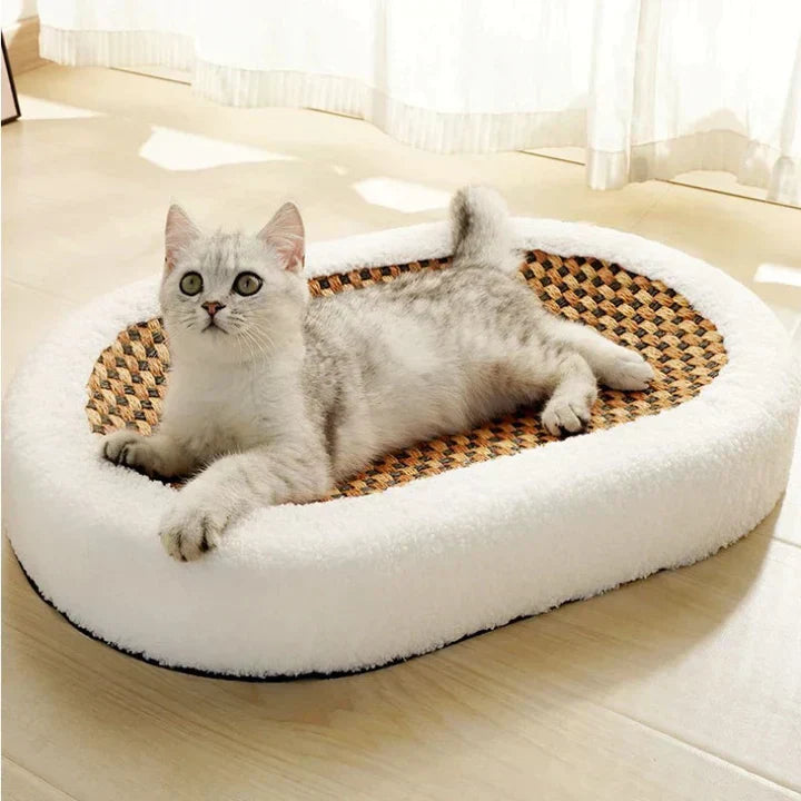 Scratching Bed for Cats - PurrLuxe Bowlift