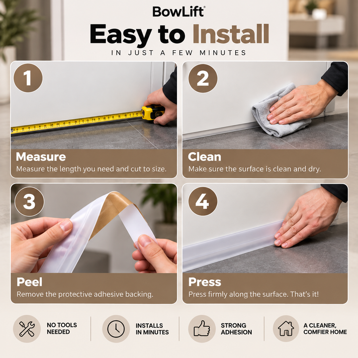 BowLift | Self-Adhesive Door & Window Seal Strip