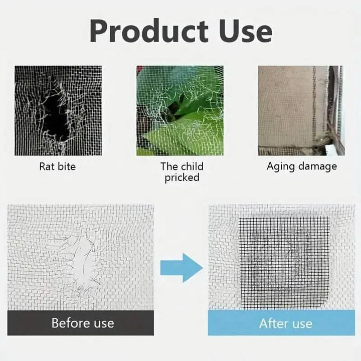 BowLift | Self-adhesive window screen tape net repair patch
