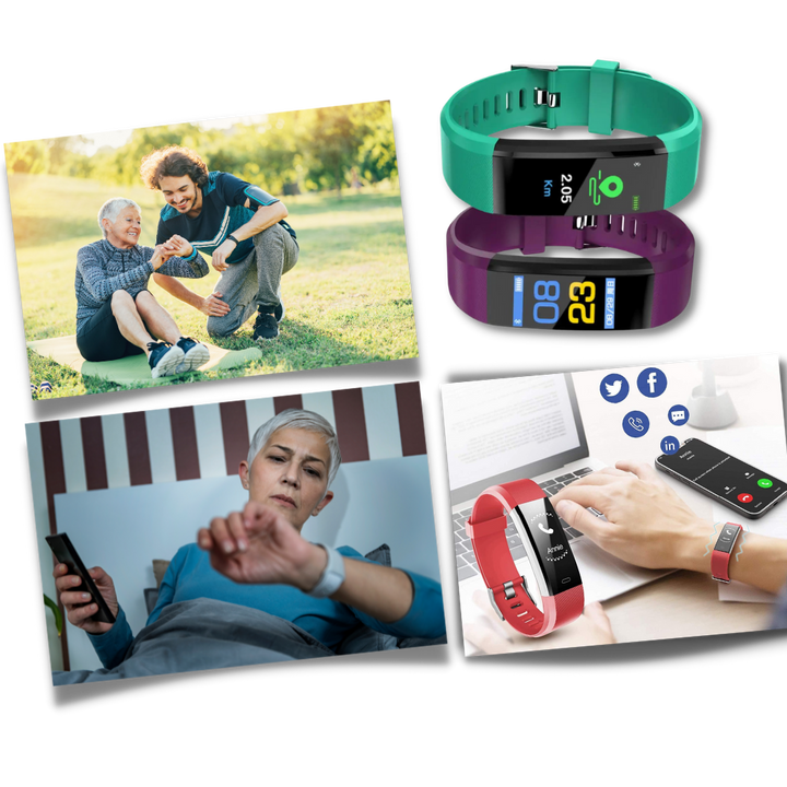 BowLift | VitaWatch | Senior Smartwatch with Health Monitor and Large LED Screen