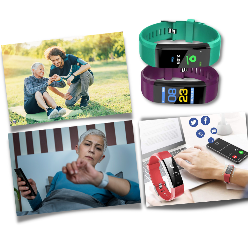 VitaWatch | Senior Smartwatch with Health Monitor and Large LED Screen | Bowlift