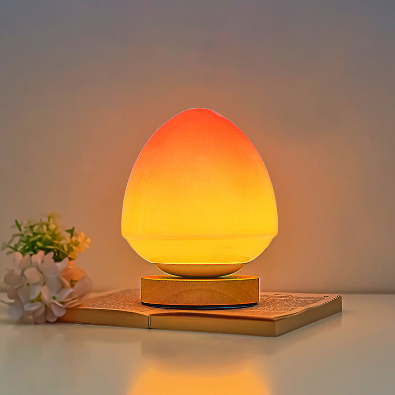 BowLift | Peach Glass Table Lamp
