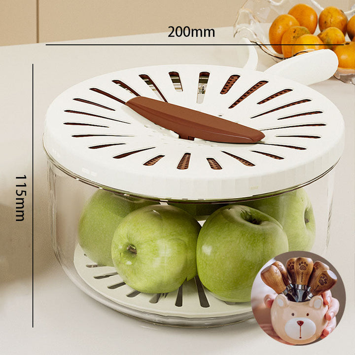 BowLift | Foldable Quick-Drain Basket with Rotating Lid