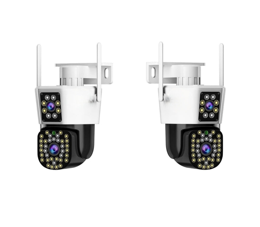 DualGuard Max 2-Pack – 360° Security Camera Set with Night Vision | Bowlift