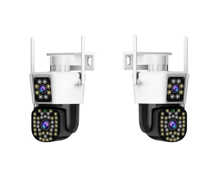DualGuard Max 2-Pack – 360° Security Camera Set with Night Vision | Bowlift