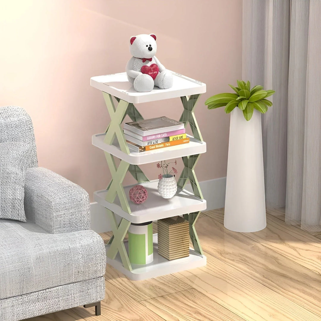 BowLift | Multifunctional and Foldable Shoe Rack for Space-Saving Storage