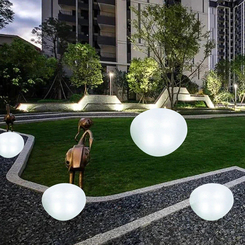 BowLift | Solar Pebble Lights for Outdoor Use
