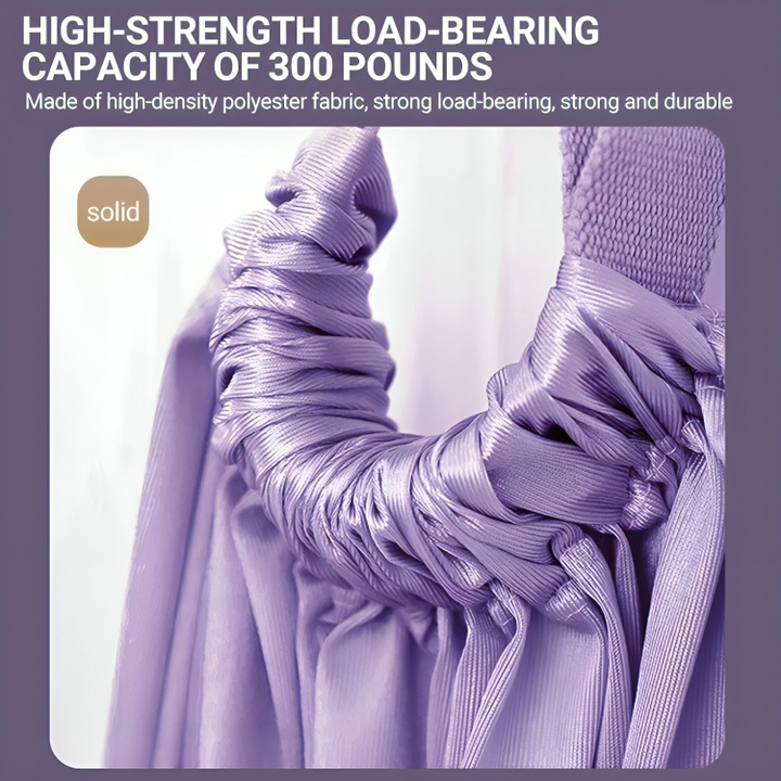 BowLift | LuxAura AeroStretch Aerial Yoga Rope | High-quality, flexible rope for suspended yoga with optimal support and comfort
