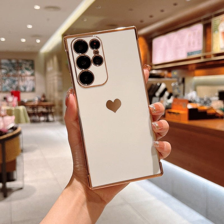 BowLift | Samsung phone cases | Luxurious, shock-resistant, plated square case