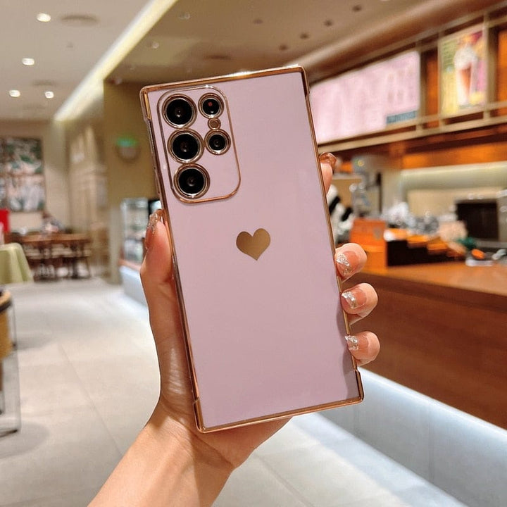 BowLift | Samsung phone cases | Luxurious, shock-resistant, plated square case