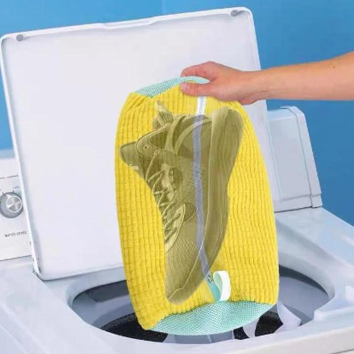 BowLift | Shoeclean Bag – Deep-Clean Shoe Washing Bag with Built-in Bristles