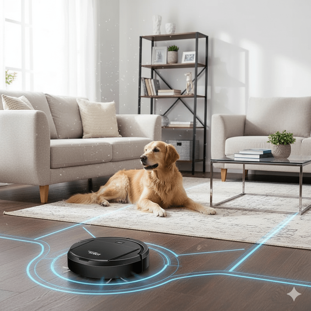 BowLift | SILENTDUST – Smart Robot Vacuum with Ultra-Quiet Cleaning & HEPA Filtration