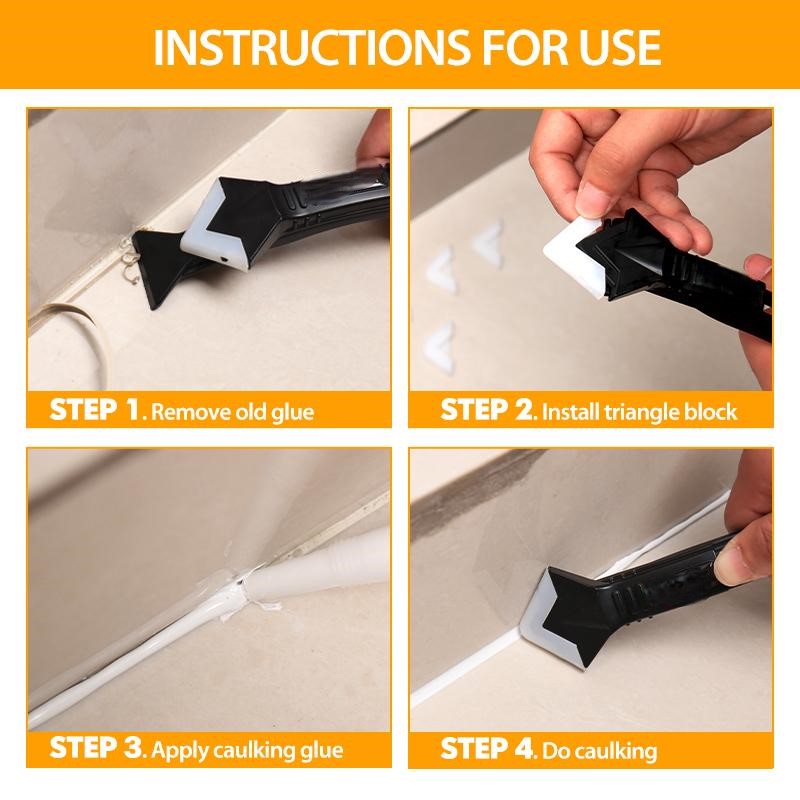 BowLift | Caulking Tool Kit for Silicone Sealant Removal