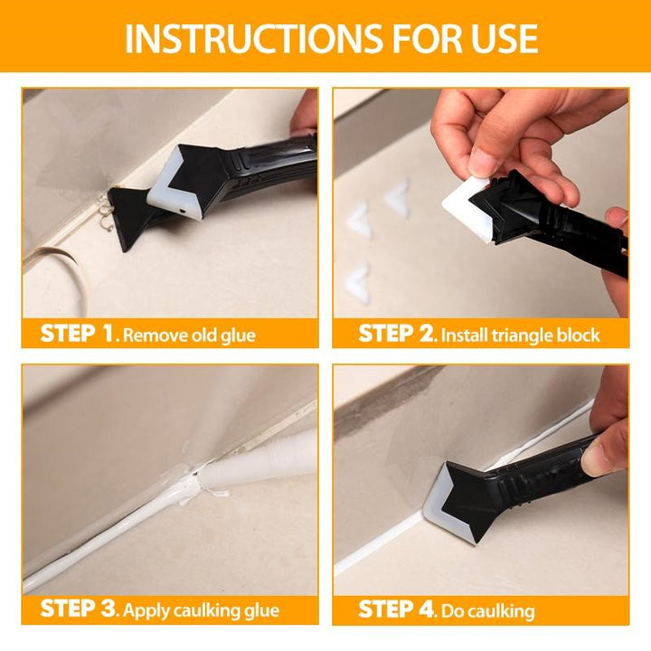 BowLift | Caulking Tool Kit for Silicone Sealant Removal