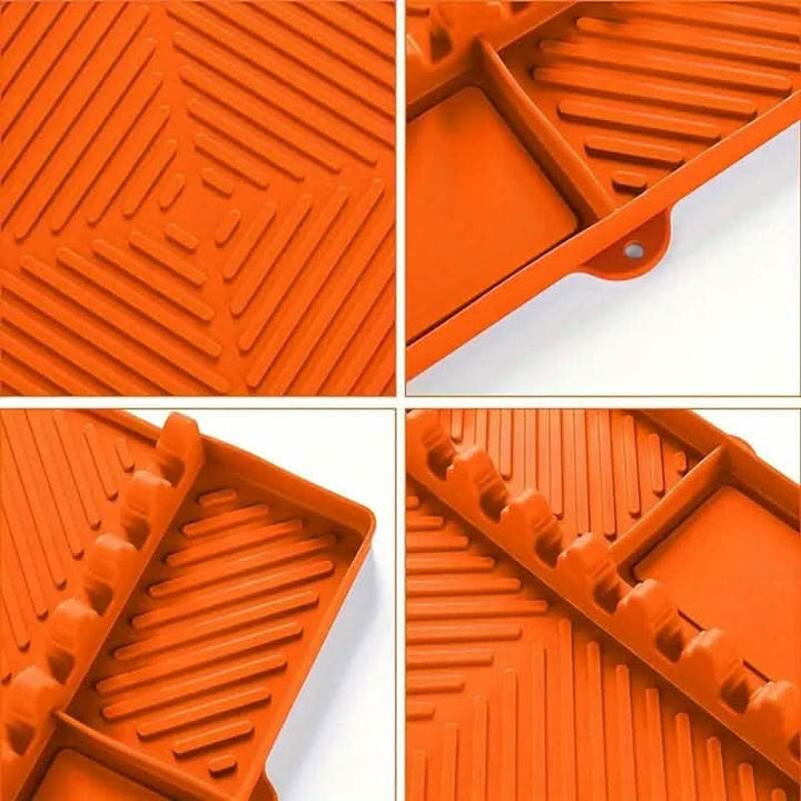 BowLift | Silicone Grill Mat with Side Shelf