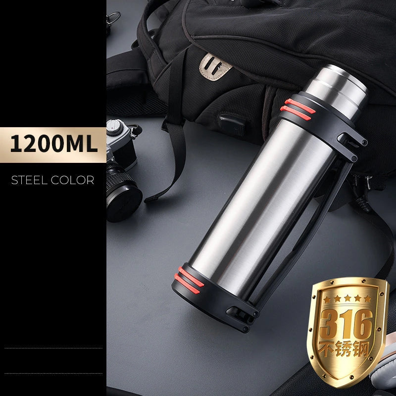 Giant Drink Stainless Steel Thermos Bottle | Bowlift