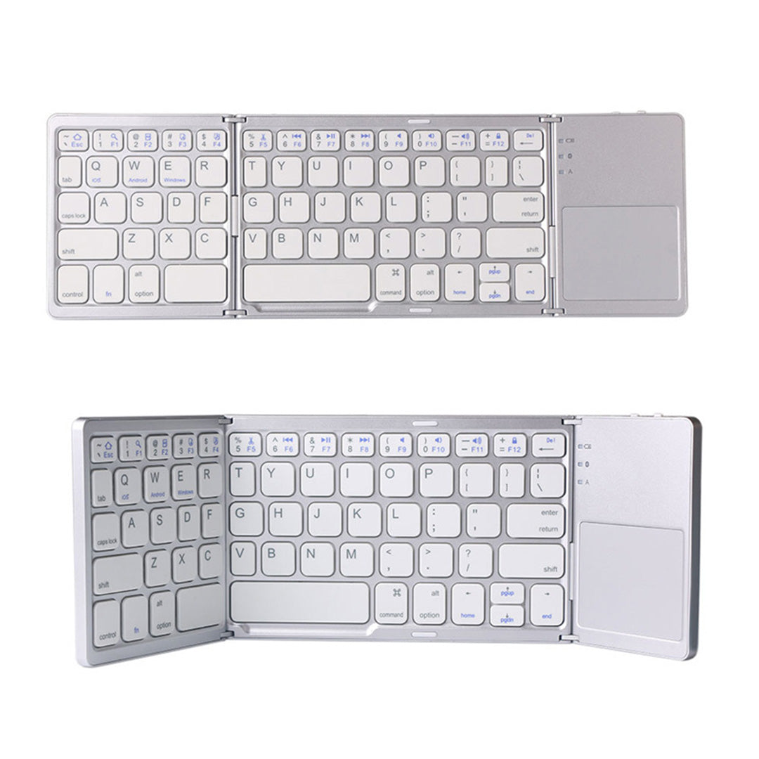 BowLift | Foldable Bluetooth Keyboard with Touchpad | Portable Wireless Mini Keyboard for Windows, Mac, iOS & Android