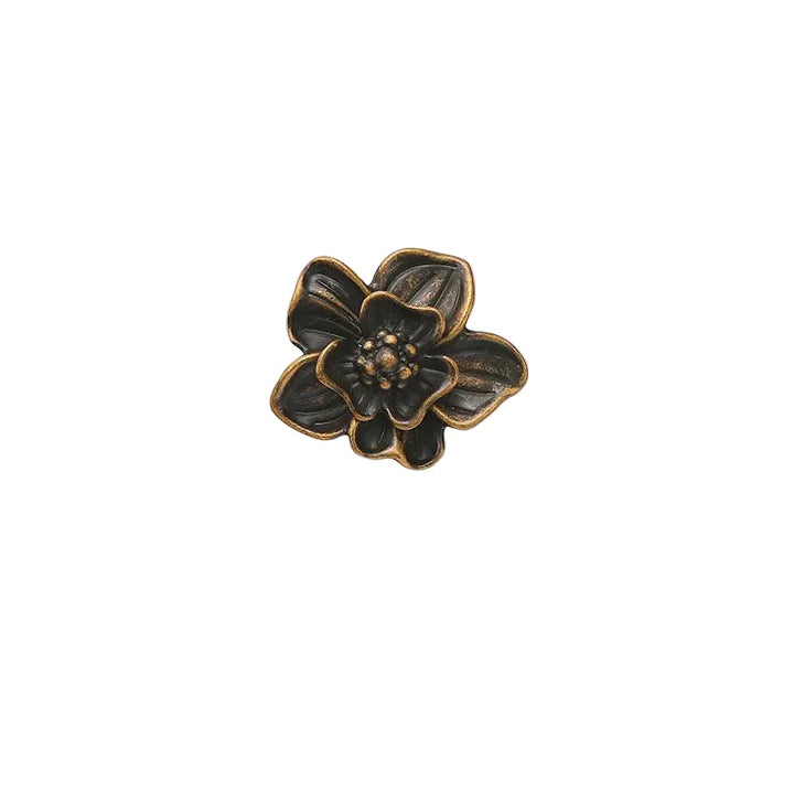 Single Hole Creative Petal Cabinet Knobs Furniture Handles Drawer Pull | Bowlift