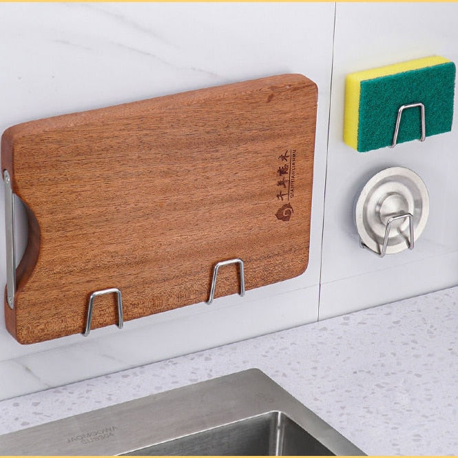 Sink Sponge Rack Drain Storage Shelf Stainless Steel Sponge Holder | Bowlift