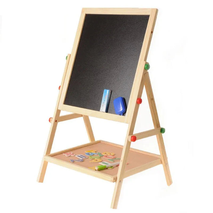 BowLift | Sketchstar Duo – 2-in-1 Adjustable Kids Easel – Chalkboard and Whiteboard for Creative Growth