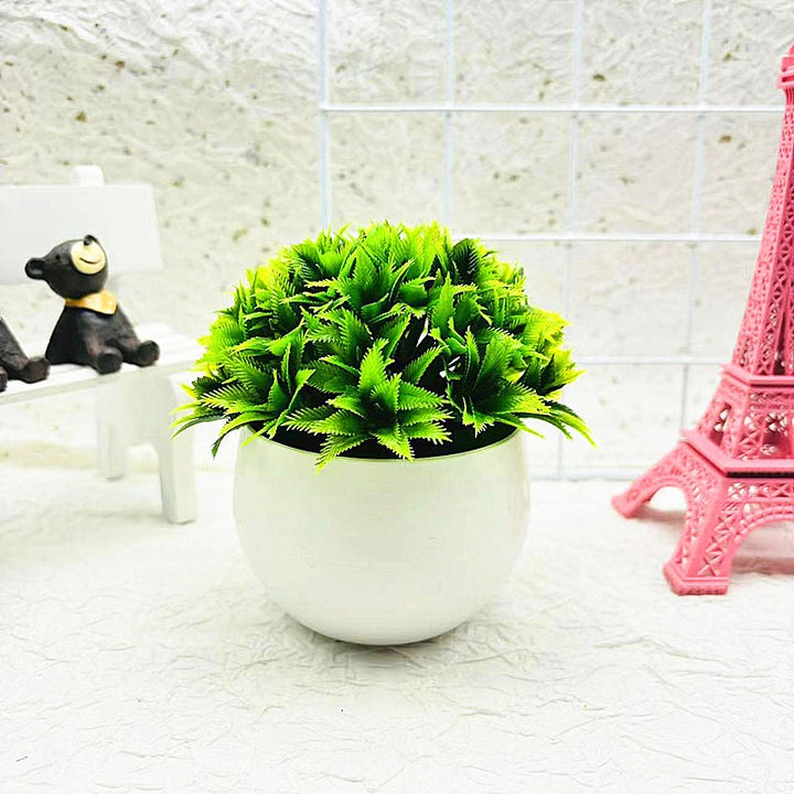 BowLift | Mini Half - Sphere Artificial Potted Plant