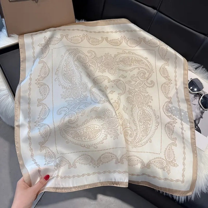 BowLift | Retro Korean Style Faux Silk Scarf