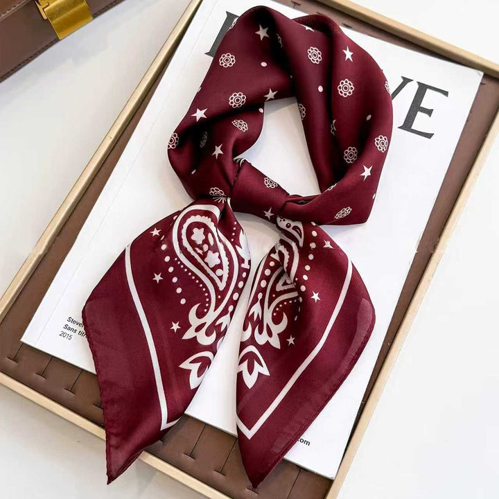 BowLift | Retro Korean Style Faux Silk Scarf