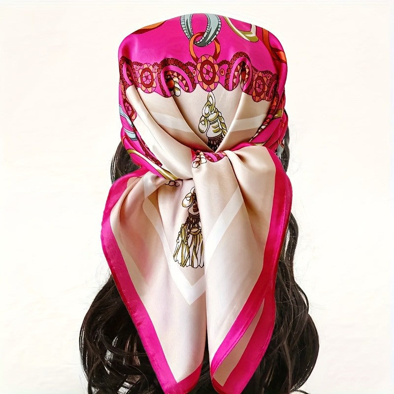 BowLift | Retro Korean Style Faux Silk Scarf