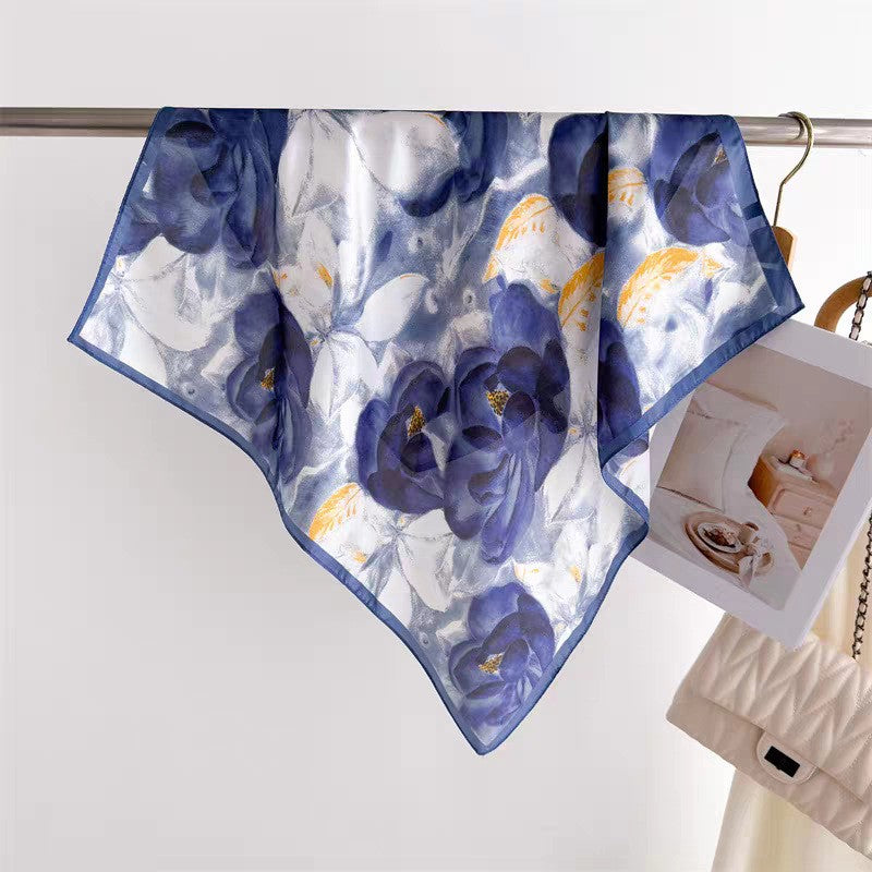 BowLift | Retro Korean Style Faux Silk Scarf