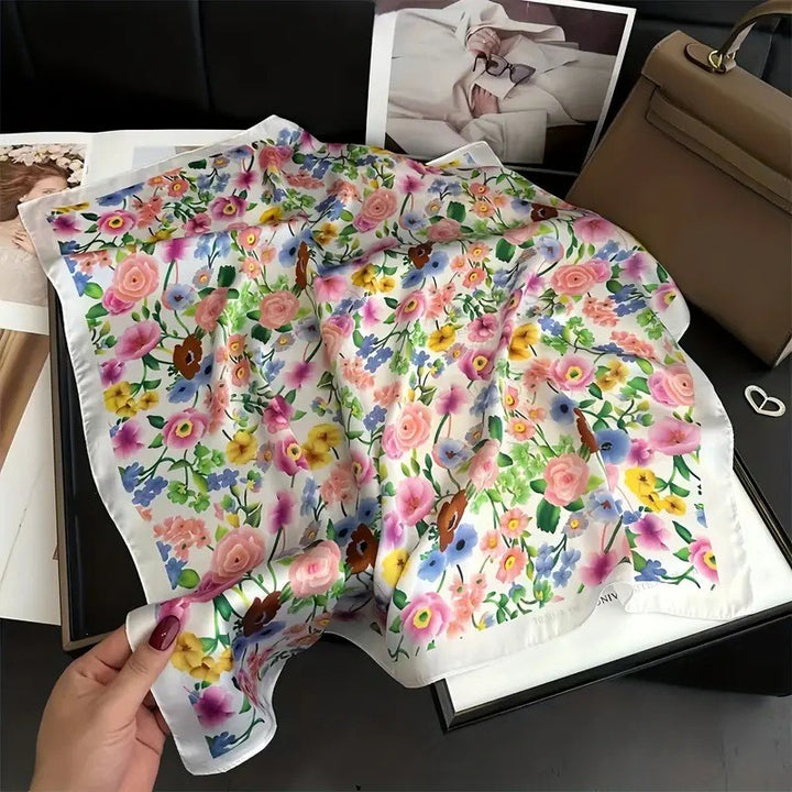 BowLift | Retro Korean Style Faux Silk Scarf
