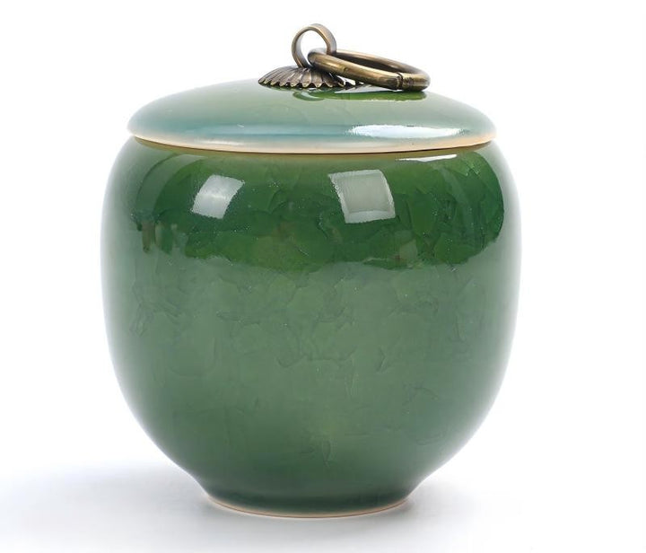 BowLift | Travel Tea Clay Tea Jar with Cracked Sandwich Design
