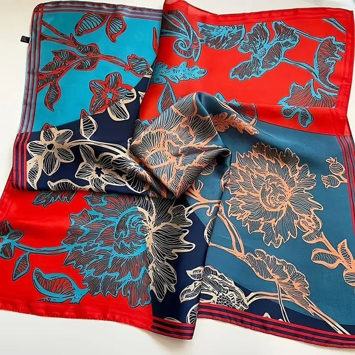 BowLift | Retro Korean Style Faux Silk Scarf