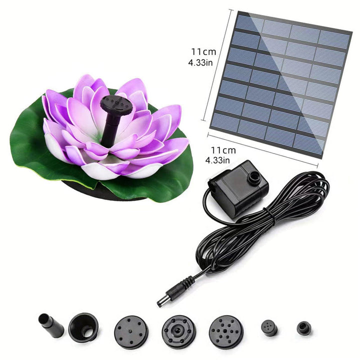 BowLift | Lotus Shaped Solar Fountain Pond Decorative