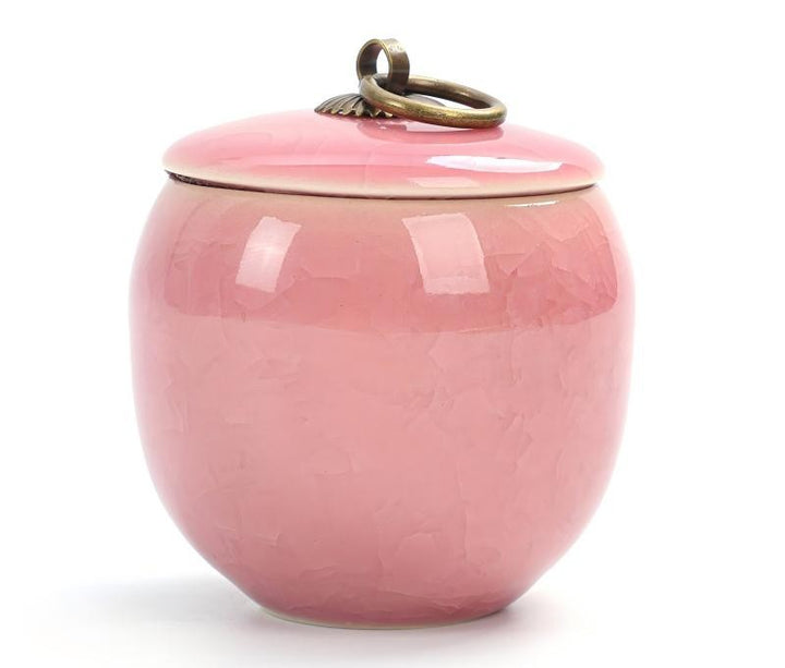 BowLift | Travel Tea Clay Tea Jar with Cracked Sandwich Design