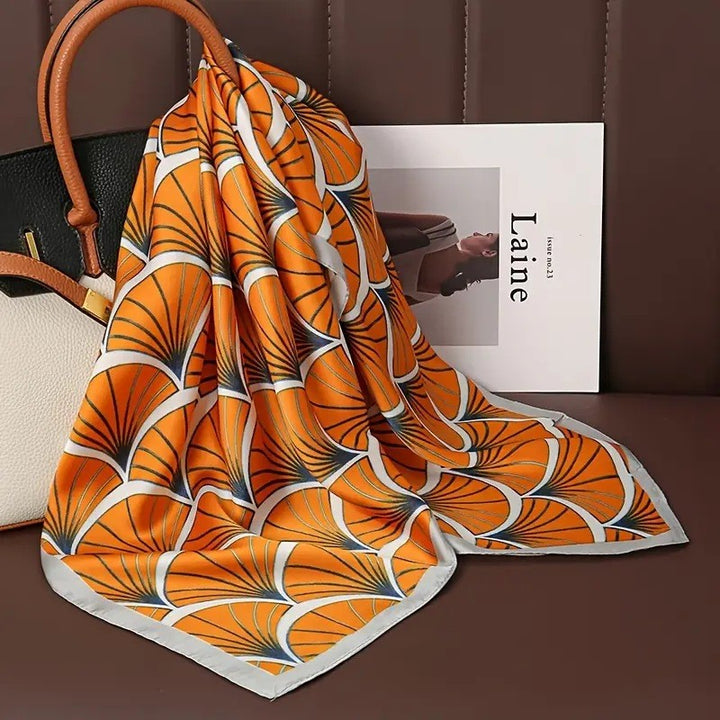 BowLift | Retro Korean Style Faux Silk Scarf