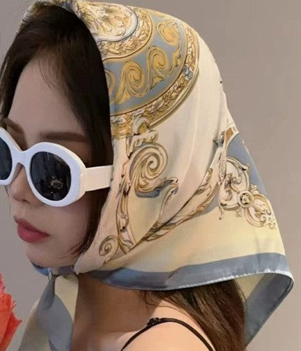 BowLift | Retro Korean Style Faux Silk Scarf