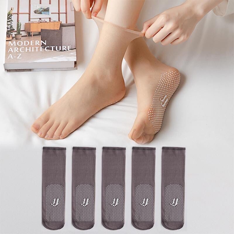 Invisible, Non-slip Crystal Silk Socks | Bowlift