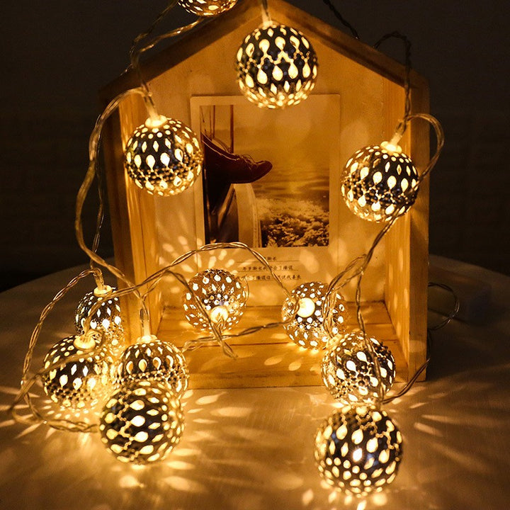 BowLift | Rose Gold Iron LED String Lights | New Festival Decor Ambient Hanging Lights