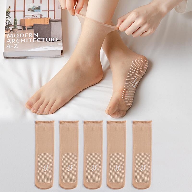 Invisible, Non-slip Crystal Silk Socks | Bowlift