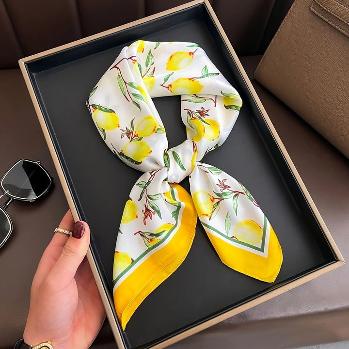 BowLift | Retro Korean Style Faux Silk Scarf