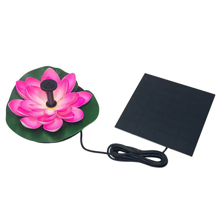 BowLift | Lotus-shaped solar fountain pond decoration
