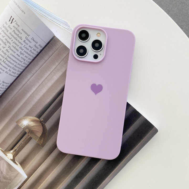 BowLift|Sweet Love Heart Matte Case|Soft Protective Cover for Apple iPhone