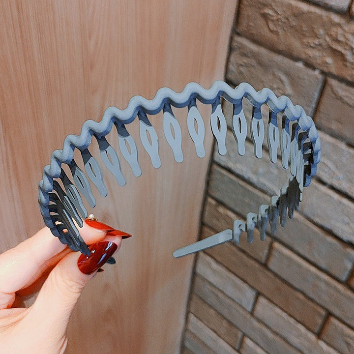 BowLift | Stylish Matte Face Wash Headband with Teeth for Anti-Slip