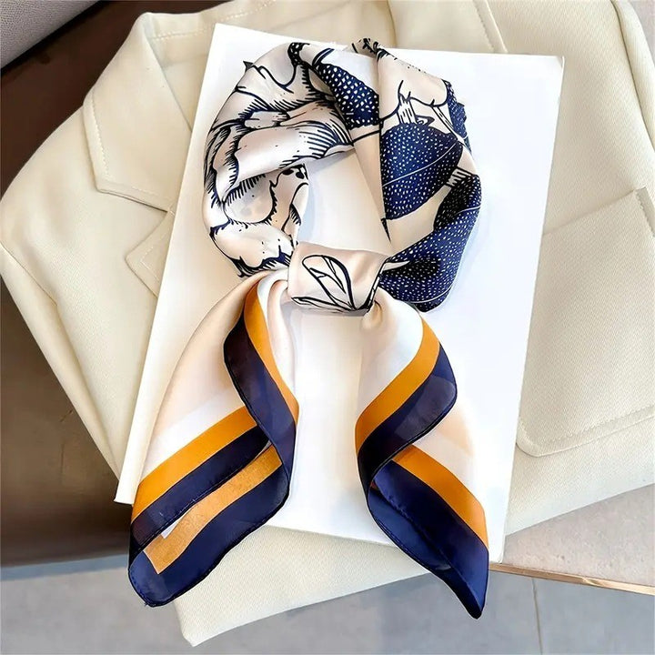 BowLift | Retro Korean Style Faux Silk Scarf