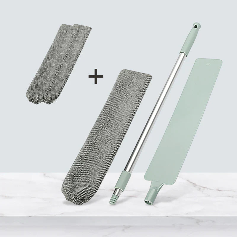 BowLift | Retractable Microfiber Cloth Dust Brush Gap Mop