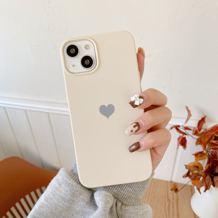 BowLift|Sweet Love Heart Matte Case|Soft Protective Cover for Apple iPhone