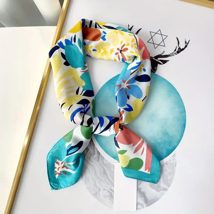 BowLift | Retro Korean Style Faux Silk Scarf