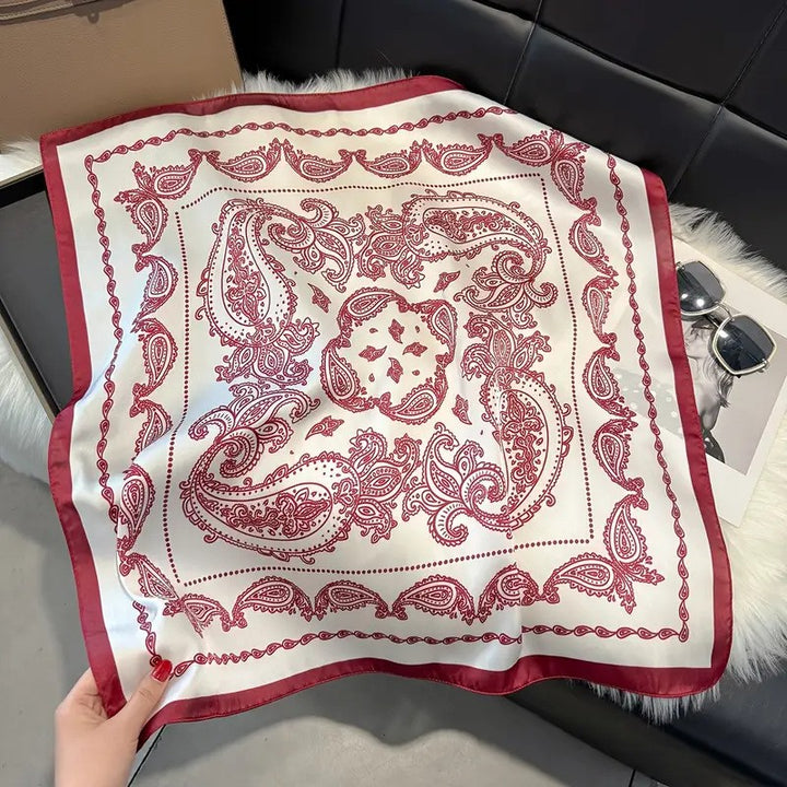 BowLift | Retro Korean Style Faux Silk Scarf