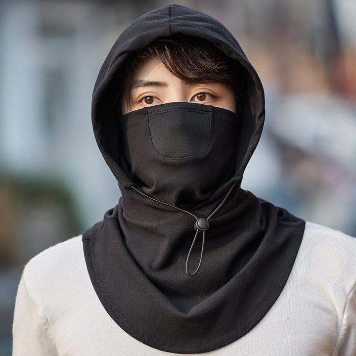 Hooded Face Mask with Neck Warmer for Cycling | Bowlift